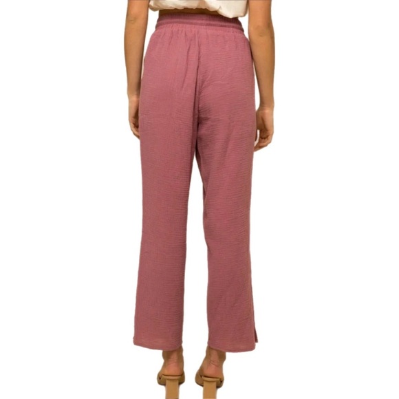 Gilli-2 PC 100% Cotton Boho Textured Pants Set - Picture 5 of 5